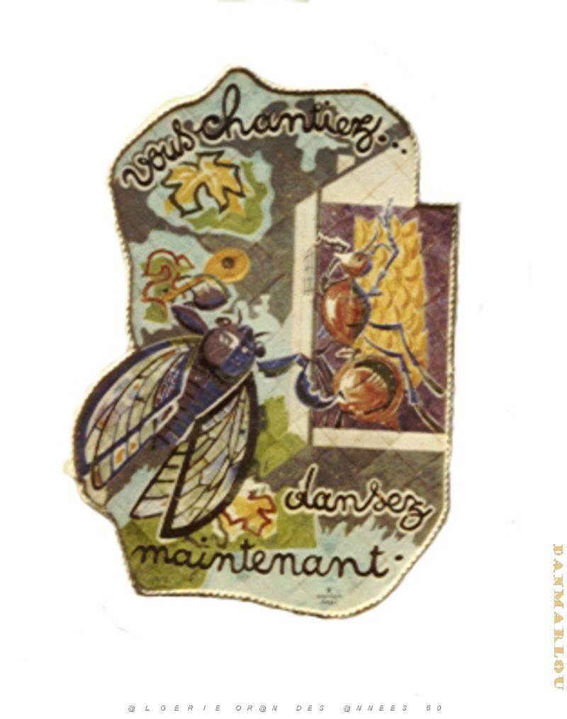 BB 003 CITE JEAN DE LA FONTAINE 1983 LA CIGALE ET LA FOURMIE.JPG